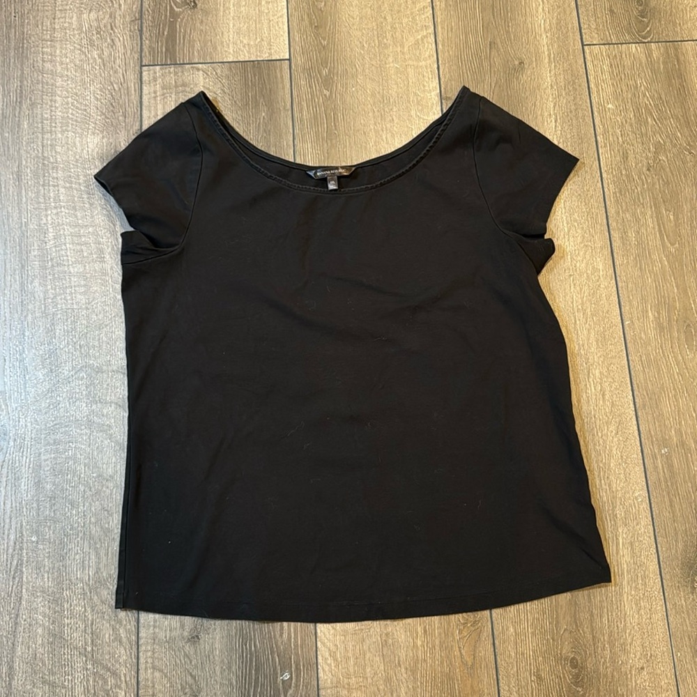 banana republic women’s tank top shirt black size xxl